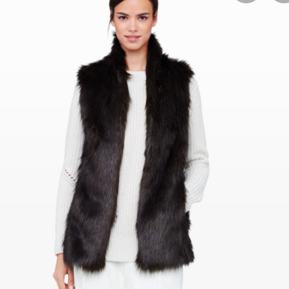 Club Monaco Fuax Fur Vest